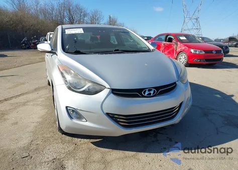 2013 Hyundai Elantra Limited from USA, damaged, VIN KMHDH4AE5DU494992